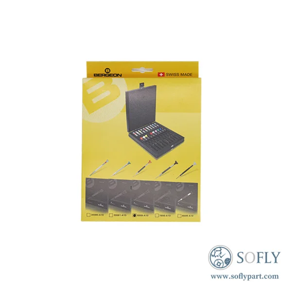 Bergeon 6899-A10 10 Ergonomic Screwdrivers - Image 2