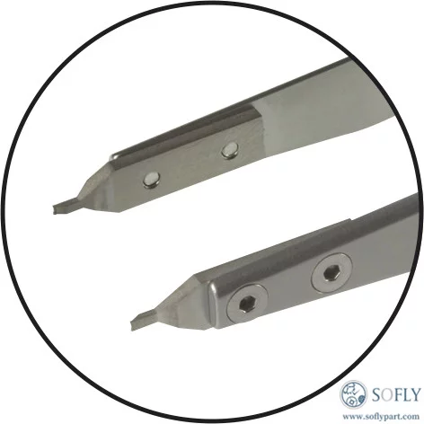 Bergeon 7825 Spring Bar Tweezers, 115mm - Image 3