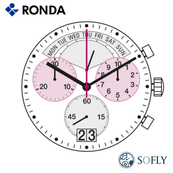 Ronda 8040.N Quartz Movement - Sofly