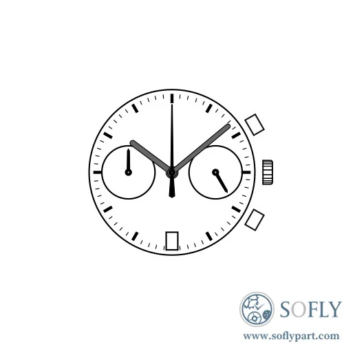 TMI/Hattori SEIKO VK64 Quartz Movement – 13½‴, 5.10mm Height, SR936SW - Image 2