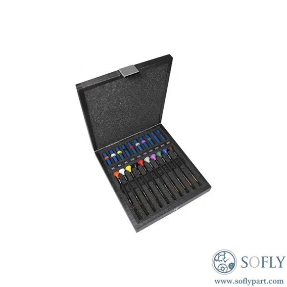Bergeon 8899-A10 10 Ergonomic Antimagnetic Screwdrivers