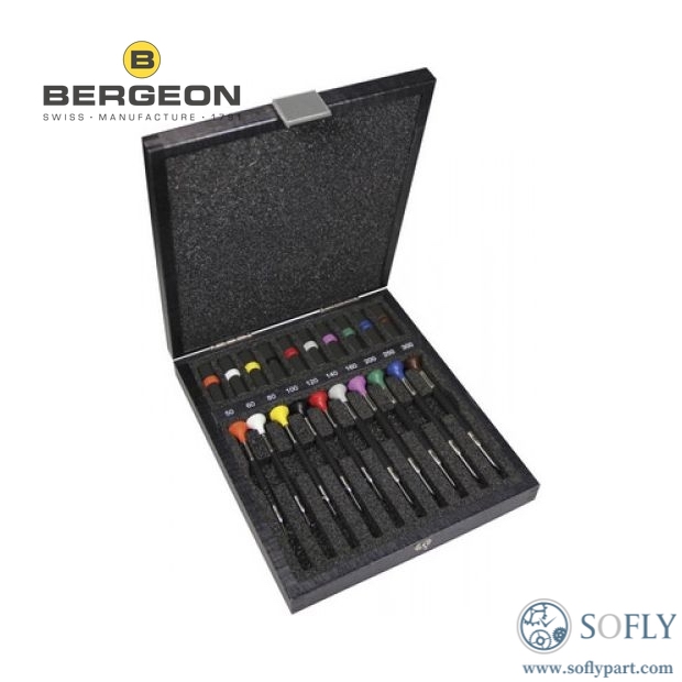Bergeon 6899-A10 10 Ergonomic Screwdrivers