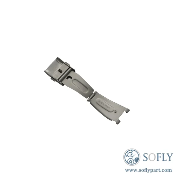 Stainless Steel Push Botton Watch Band Clasp 12-22mm(B) - Image 3