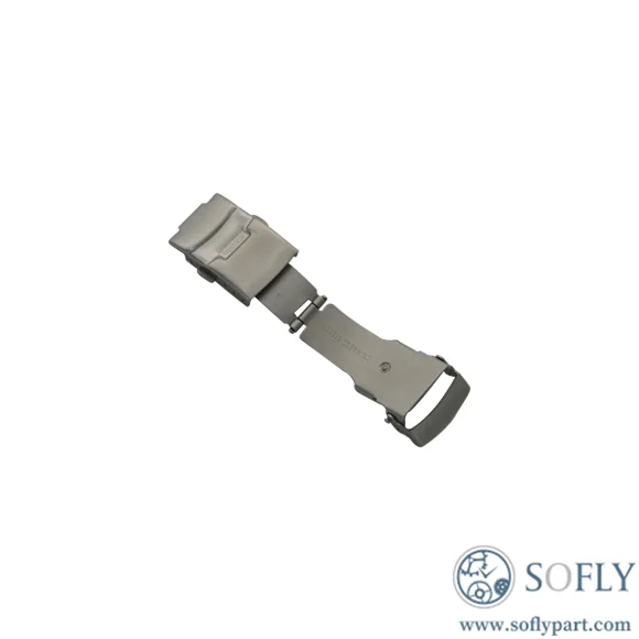 Stainless Steel Watch Band With Security Catch Clasps 12-22mm - Image 2