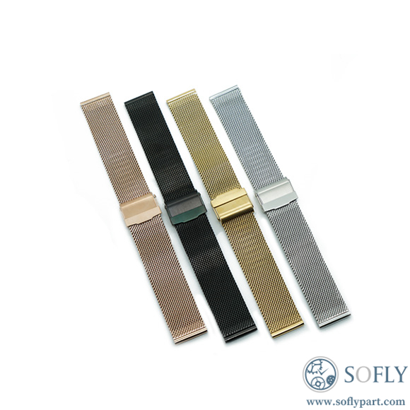 Stainless Steel Watch Mesh Band Strap 10-22mm