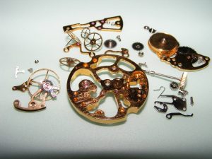 drying of watch parts