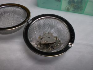 moving of watch parts to the final solution