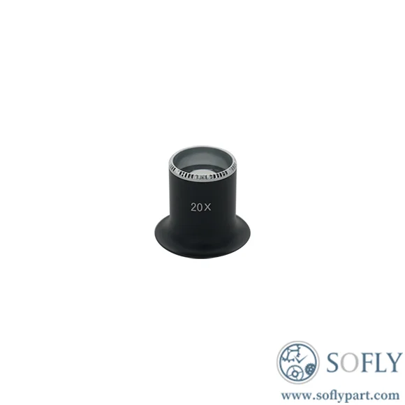 Eyeglass Matel Case And Sapphire Lens 3-5-10-20X