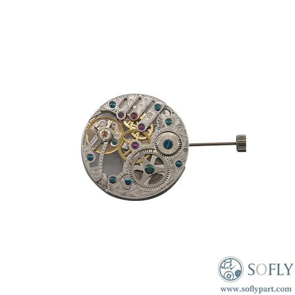 China Make Seagull ST36 Hollow Movement Clone 6498 - Image 2