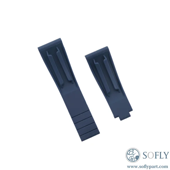 롤렉스 데이토나용 일반 고무 스트랩 20mm | 파란색 및 검은색 옵션 - 이미지 2