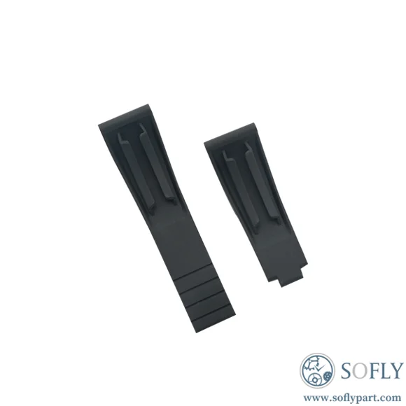 롤렉스 데이토나용 일반 고무 스트랩 20mm | 파란색 및 검은색 옵션 - 이미지 3