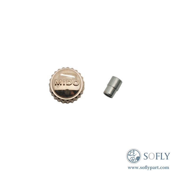 Mido M8600 Rose Gold Crown And Tube