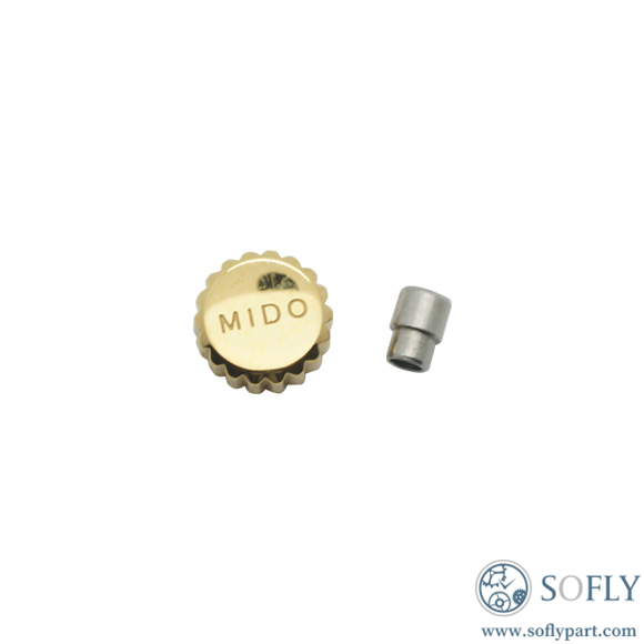 Mido M024.407 Gold Crown And Tube