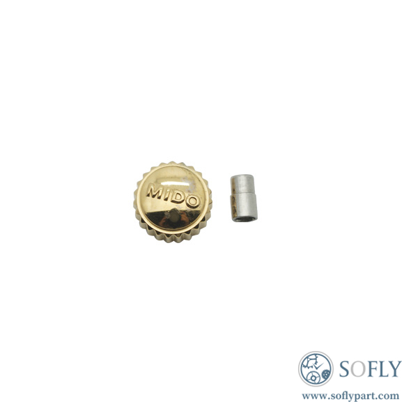 Mido M8600 Gold Crown And Tube