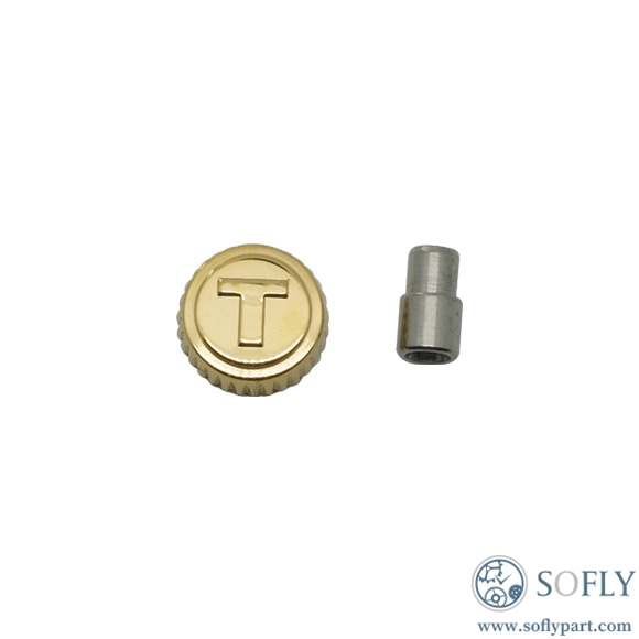 Tissot T085 Gold Crown And Tube