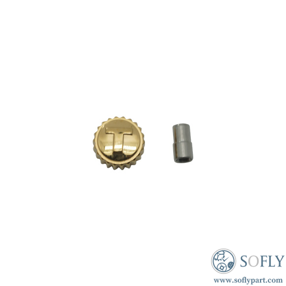 Tissot T122.407 Gold Crown And Tube
