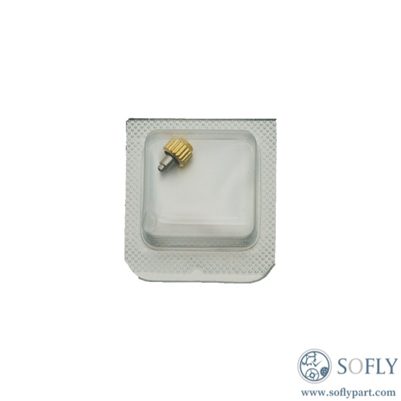 TAG Heuer Gold Crown Screw Down 4.4*3.4mm