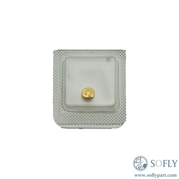 Omega Push Gold Crown 4.5mm