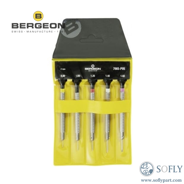 Bergeon 7965-P05 Screwdriver Set