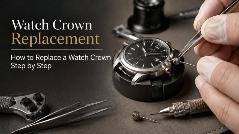 Watch crown replacement