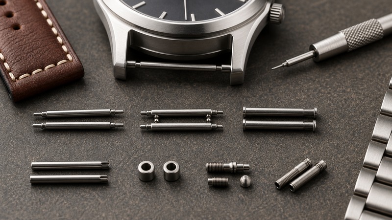 Watch components and tools for assembly