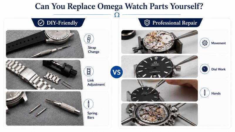 DIY watch repair versus professional service