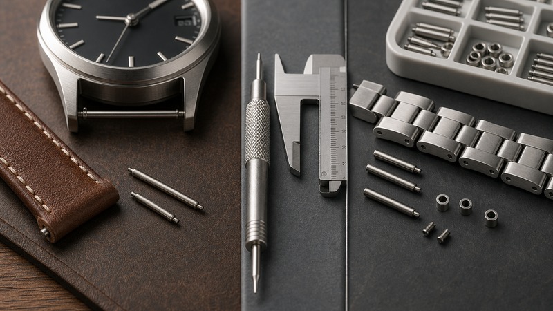Watch parts and tools for installation